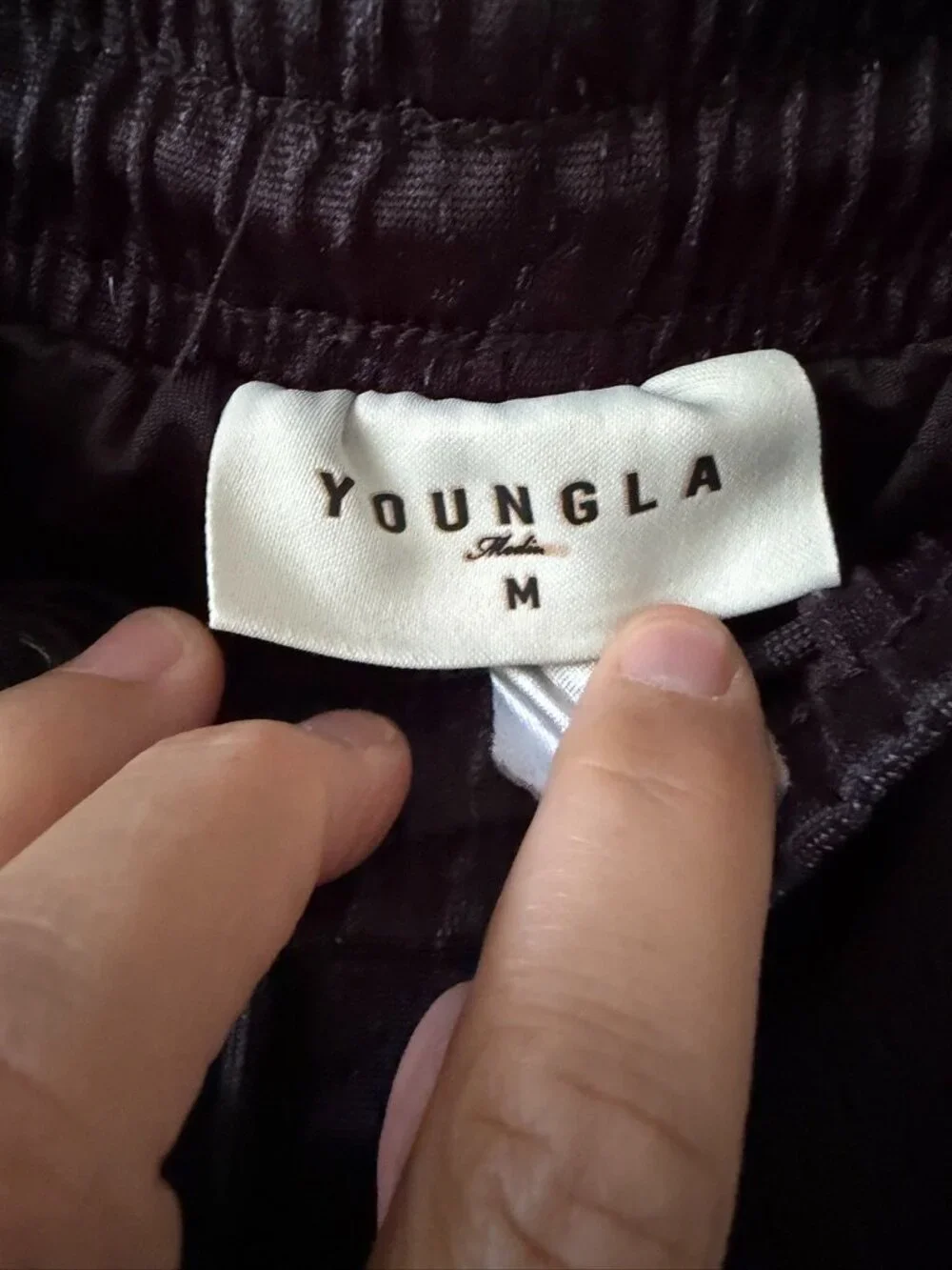 YoungLA 133 Hummingbird Black Mesh Gym Shorts Medium